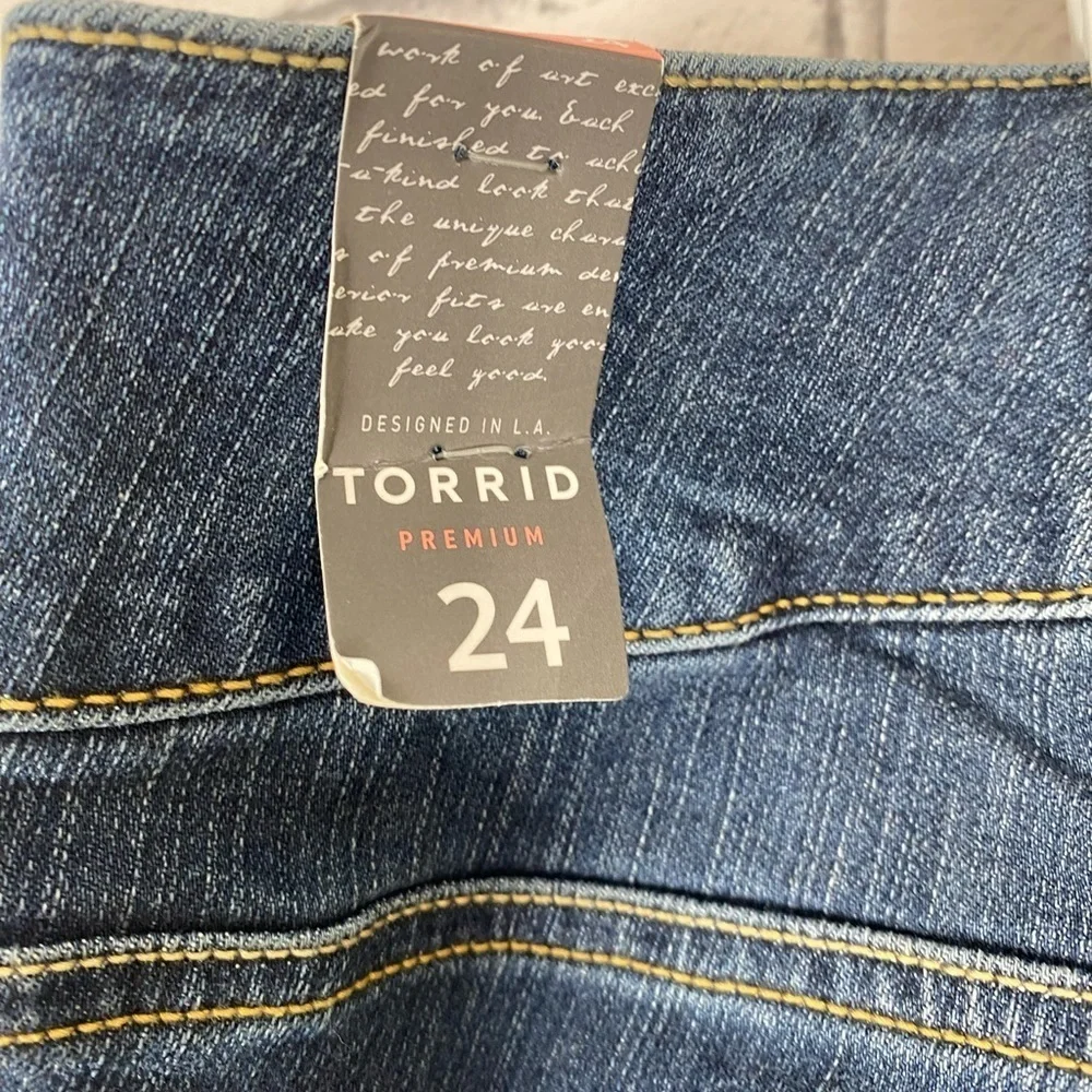 Torrid Denim Skinny High Waisted Jeggings size 24 - Picture 8 of 12